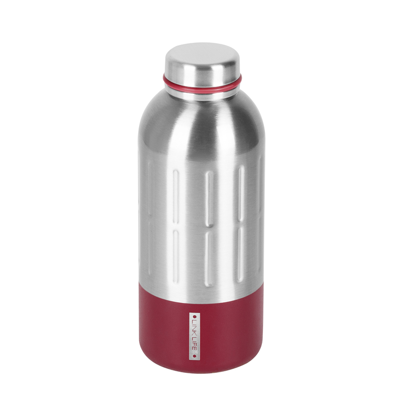 400ml s/s double wall vaccum flask – red